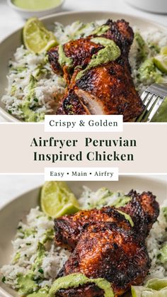 Airfryer Peruvian Inspired Chicken Alpaca Chicken Recipe, Easy Peruvian Chicken Recipe, Peruvian Chicken Breast Recipe, Peruvian Dinner Recipes, Healthy Peruvian Recipes, Peruvian Pork Recipes, Sides For Peruvian Chicken, Purvian Chicken Recipes, Peruvian Fish Recipes