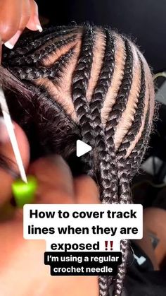 How To Install Hair Tracks, Crochet Braid Pattern For Box Braids, Half Fulani Braids, Crochet Braids Hairstyles For Kids, Braid Techniques, Braiding Tutorials, December Hair, Half Up Half Down Hairstyle