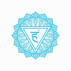 the chakrah symbol in blue on a white background stock photo - image 5197