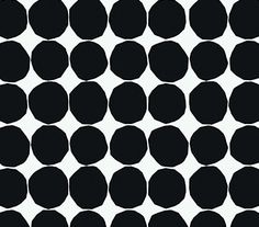 an abstract black and white pattern with circles