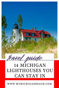 With over 100 Great Lakes lighthouses to see, visit, tour and explore, it’s really no wonder we love them so much, but did you know that some Michigan lighthouses offer the chance to stay overnight? Whether through B&B operations, rental opportunities, or the chance to become a volunteer keeper, staying overnight in a lighthouse on the Great Lakes should be on everyone’s Michigan bucket list. Lake Michigan Lighthouses, Michigan Travel Destinations, Travel Michigan, Michigan Lake, Midwest Travel, Travel Winter