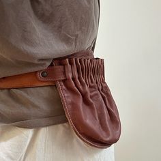 Beautiful Handmade Genuine Leather Belted Hip Pouch. Perfect For Holding Goodies. Fits An Iphone And Wallet With Some Room To Spare. Purchased At An Art Fair From An Artisan Based Out Of Grand Rapids, Mi. Artist Stamp On Inside Of Belt. Belt Length - 29-34.5in Pouch Length - 9in Pouch Width - 7.5in Leather Belt With Pouches, Hip Pouch, Leather Sewing, Belt Length, Sewing Leather, Grand Rapids Mi, Genuine Leather Belt, Bag Design, Wood Work