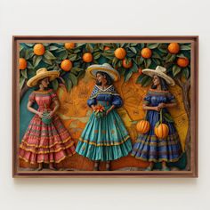 an image of three women in mexican dress