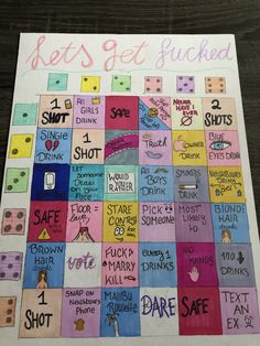 Drinking game Homemade Bored Game Ideas, Homemade Bored Games, Diy Drinking Card Game, Do Or Drink Game Cards, Diy Drinking Games Cards, Game Board Ideas Drinking, Drinking Card Games Diy, Diy Board Games For Teenagers, Drinking Games For Parties Diy