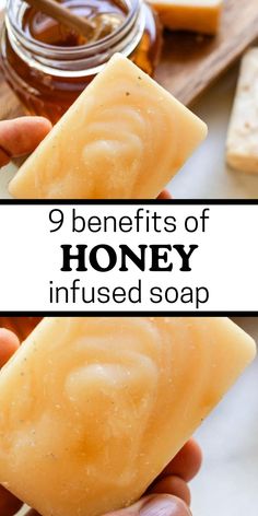 I never thought I would be adding honey to my soap bars, but here we are! Discover the incredible benefits of honey-infused soap right here in this post. Honey Soap Base Recipes, Banana Soap Recipe, Liquid Hand Soap Recipe, Honey Soap Recipe, Honey Ideas, Hand Soap Recipe, Beeswax Soap, Honey Skin Care, Honey Bath