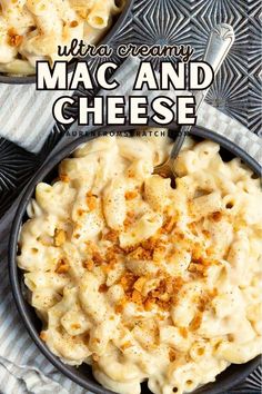 Make the best homemade mac and cheese with this simple recipe. Combining creamy bechamel with white cheddar, gouda, gruyere, and cream cheese, it's perfect for any mac and cheese lover. Get more homemade recipes at LaurenFromScratch.com! 4 Cheese Mac And Cheese, Best Homemade Mac And Cheese, Cheese Mac And Cheese, Cheddar Cheese Recipes, Cheddar Mac And Cheese, Homemade Mac And Cheese, Making Mac And Cheese, Best Mac And Cheese, Sunday Dinner Recipes