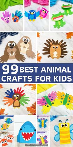 the top 99 best animal crafts for kids