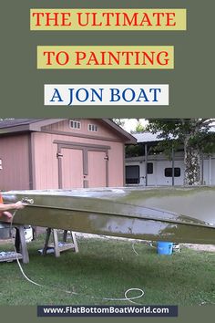 the ultimate guide to painting a jon boat by flat bottom boat world, part 1