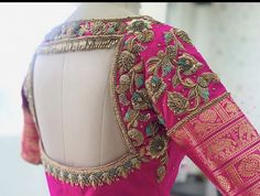 Traditional Blouse Designs, Blouse Design Images, Wedding Blouse Designs, Silk Saree Blouse Designs, Blouse Designs Indian, Aari Work Blouse