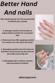 Elevate your hand and nail care routine with these essential tips! From moisturizing techniques to nail care hacks, discover how to achieve healthier, more beautiful hands and nails effortlessly. Ready to pamper yourself? Let's get started! 💅💖 #HandCare #NailCare #HealthyNails #BeautyTips #SelfCare #HandAndNailRoutine #PamperYourself Stronger Nails, Pink Ombre Nails, Nail Art For Beginners