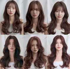 Korean Long Hairstyle, Pretty Hair Cuts, Hairstyle Ideas Easy, Long Hairstyle Ideas, Hair Style Korea, Hair Inspiration Long, Haircut Inspo