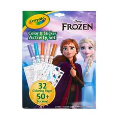 the frozen princess coloring and sticker activity set