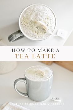 how to make a tea latte