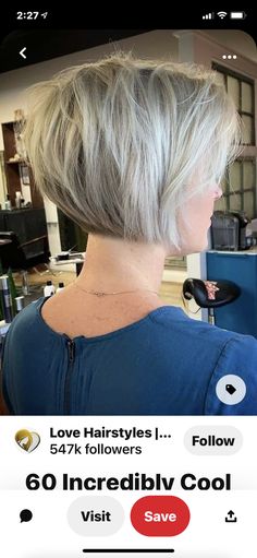 Back Of Bob, Back Of Bob Haircut, 2024 Haircut, Stacked Hair, Stacked Bob Haircut, Beautiful Gray Hair, Bob Hairstyles For Thick, Short Hair Trends, Gray Hair Highlights