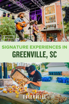 the cover of greenville's new album, signature experiences in greenville, sc