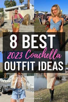 I’m in LOVE with these Coachella outfit ideas! I’m going with my friends this year and we all loved the music festival outfits they show you. Coachella Outfit Women, Coachella Outfit Boho, Coachella Fashion Outfits, Diy Festival Outfit, Festival Outfits Ideas, 2023 Coachella, Summer Festival Outfits, Coachella Outfit Ideas