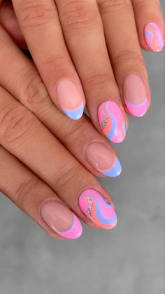 Follow & See more post collection in my pin bio, Thank you. Read more inspo & article at Our website. #nail #nails #naildesign #design #nailart #art #summer #summernail Nail Art Inspo, Teen Nails, Nyc Nails, Summer Nail Art, Cute Simple Nails, Simple Gel Nails, Summery Nails, Girly Acrylic Nails, Simple Acrylic Nails