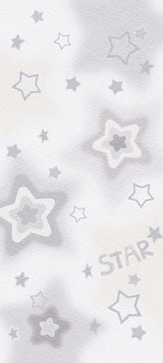 a white background with silver stars on it