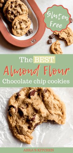 the best almond flour chocolate chip cookies