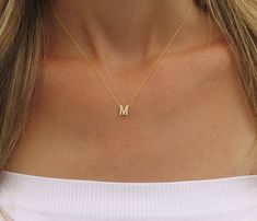 Initial Necklace Gold Letters, Golden Choker, Letter Necklace Gold, Personalized Gold Jewelry, Minimalist Pendant, Dainty Diamond Necklace, Name Necklaces