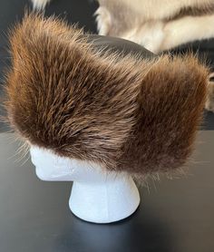 I made these hats out of premium quality northern beaver fur and strong flexible top grain deer leather, with black silk satin lining. Size L, 7 1/4" diameter.  I have two available, let me know if you have a preference Cossack Hat, Hat Sizes, Black Silk, Silk Satin, Caps Hats, Deer, Accessories Hats, Winter Hats, Grain