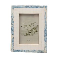 blue and white photo frame Resin Photo Frame, Contemporary Picture Frames, Ivory Color Scheme, Unique Photo Frames, Resin Photo, New Photo Frame, White Photo Frames, Tabletop Picture Frames, Wood And Resin