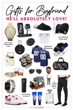 Men are crazy. They themselves don’t know what they want most of the time. I mean, they either want nothing or everything, there’s no in-between. So here are some of the best gifts for boyfriend which will make him fall for you a little more. Cool Birthday Gift Ideas For Boyfriend, Best Birthday Gifts For Boyfriend Ideas, Things For Boyfriend Birthday, Gift Idea For Boyfriend Anniversary, Things To Buy My Boyfriend, Good Gifts For Boyfriend Christmas, What Can I Gift My Boyfriend, What To Buy Your Bf For His Birthday