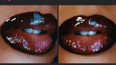 Ombré Red Lip, Two Tone Lips, Gothic Lips, Prom Lips, Glossy Lips Makeup