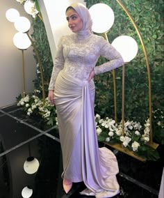 Dinner Gowns Classy Style, Dinner Gowns Classy, Simple Engagement Dress, Simple Elegant Dresses, Wedding Event Dresses, Hijab Dress Party