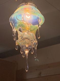 Glass Art Aesthetic, Cool Ceiling Lights, Aesthetic Lamp, Pretty Lamp, Ocean Room, Dream Room Inspiration, Room Makeover Inspiration, Cute Room Decor, Dream House Decor