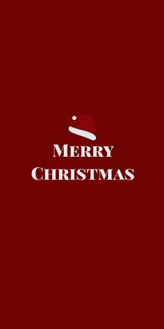 a red background with the words merry christmas written in white letters on top of it