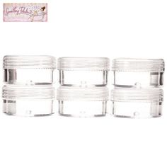 Clear Lip Balm Containers Makeup Jars, Cucumber Mask, Small Storage Containers, Lip Gloss Homemade, Lip Balm Containers, Lip Scrub Diy, Soap Making Supplies, Silhouette Cameo Machine, Cosmetic Containers