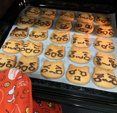 there are cookies that have been decorated with numbers