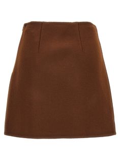 100% virgin wool Elegant Wool Mini Skirt, Tailored Chic Wool Skirt, Chic Tailored Wool Skirt, Tailored Wool Skirt Chic Style, Chic Wool Mini Skirt, Classic Wool Mini Skirt, Chic Wool Flared Skirt Bottoms, Elegant Brown Flared Mini Skirt, Classic Fitted Wool Mini Skirt