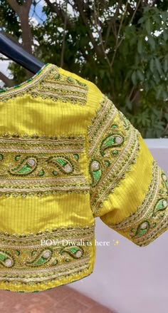 Wedding Blouse Work Designs, Mango Aari Work Designs, Mango Design Blouse Work, Work Designs Blouse, Thread Work Blouses, Simple Work Designs, Embroidery For Blouse, Ajrakh Blouse, Pattern Blouse Designs