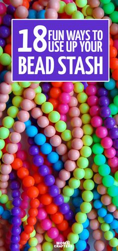 Easy Beads Craft, Small Bead Crafts Ideas, Plastic Beads Crafts, Bead Crafts Not Jewelry, Crafts Using Pony Beads, What To Make With Beads Besides Jewelry