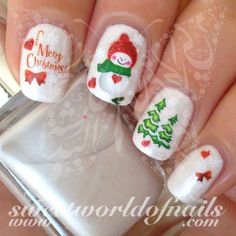 Christmas Nail Art Water Decals Glittery Snowman Merry Christmas Tree Ribbon Snowman Nail Art, Snowman Nails, Nail Art Christmas, Nail Water Decals, Christmas Tree Ribbon, Tree Ribbon, Tree Nails, Merry Christmas Tree, Holiday Nail