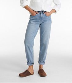 #LLBean: Women's 207 Vintage Jeans, High-Rise Boyfriend High Rise Boyfriend Jeans, Boyfriend Jean, Kids Outerwear, Shop Mens Clothing, Premium Denim, Denim Pant, Ll Bean, Vintage Jeans, L L Bean