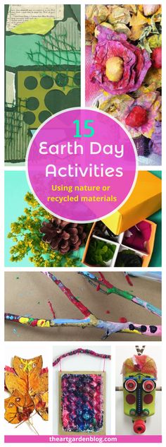 the earth day activities and crafts for kids