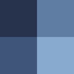 a blue and black color scheme with different shades in the same square, including two colors