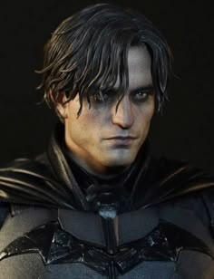 a close up of a batman action figure