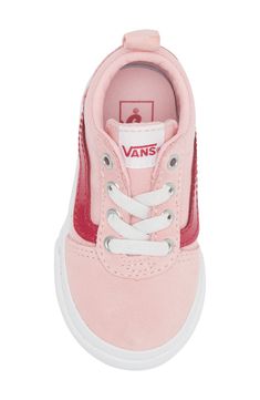 Accents of camo add an edgier take on a classic low-top sneaker from Vans. Synthetic and textile upper/textile lining/synthetic sole Imported Newborn Girl Shoes, Coral Blush, Cool Kids Clothes, Vans Kids, Baby Inspiration, Baby Necessities, Kids Wardrobe, Baby Sneakers