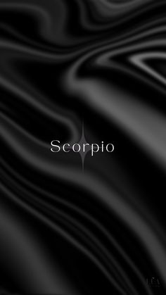 a black and white photo with the word scorpion on it