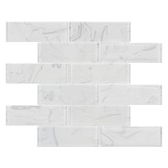 White with Gray Veins & Sparkle Glitter Design Backsplash Tile Glitter Backsplash, White Glass Subway Tile, Vanity Backsplash, Metal Mosaic Tiles, Black Vanity Bathroom