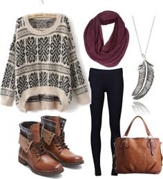 chunky sweater & boots Concert Outfits, Winter Chic, Pretty Designs, Rock Punk, Jamberry, Inspired Outfits, Casual Winter Outfits, Outfits Casual, Mode Inspiration