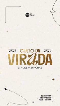 an advertisement for a concert with the words,'out to da virsada '