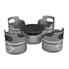 an image of a set of ice buckets