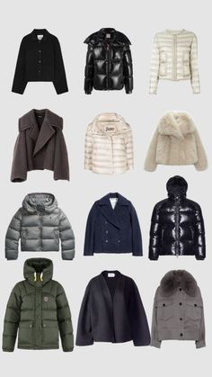 Stockholm style Jackets ￼ Autumn Stockholm Style, Cute Winter Jackets Aesthetic, Kway Jacket Woman Outfit, Jacket Inspo Winter, Winter Jackets Women Aesthetic, What To Wear In Stockholm In Winter, Winter Outfits Stockholm Style, Winter Jackets Outfits, Stockholm Style Wishlist