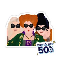 two women wearing sunglasses and one is holding her hand up to her face, while the other