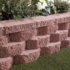 Basic wall is perfect for small landscaping and garden walls and may be used to easily build straight, curved or terraced walls to fit the contours of any landscape. Anchor 2-in H x 12-in L x 8-in D Tan Charcoal Concrete Retaining Wall Cap in Brown | 604728CHT Decorative Retaining Walls, Retaining Wall Bricks, Small Landscaping, Plastic Lawn Edging, Concrete Retaining Wall, Retaining Wall Block, Retaining Wall Blocks, Concrete Retaining Walls, Garden Walls